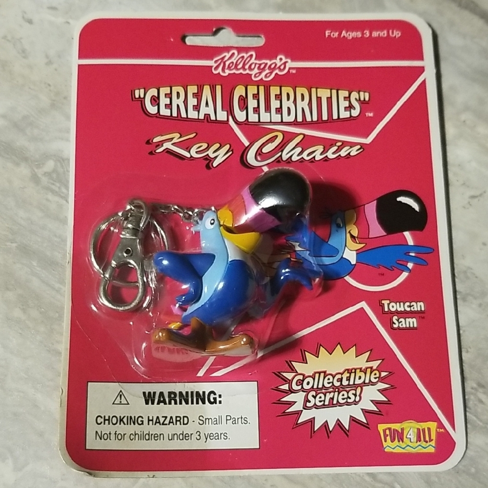 Kellogg's Cereal Celebrities Keychain Toucan Sam